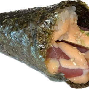 096-Temaki Maguro Spicy 2pz