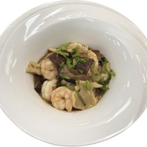 159-Gamberi con Funghi e Bambù